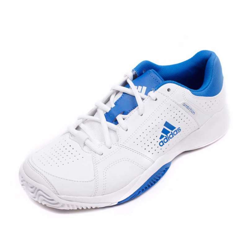 adidas阿迪达斯12年新款男子Ambition VII Logo网球鞋V22434白色40