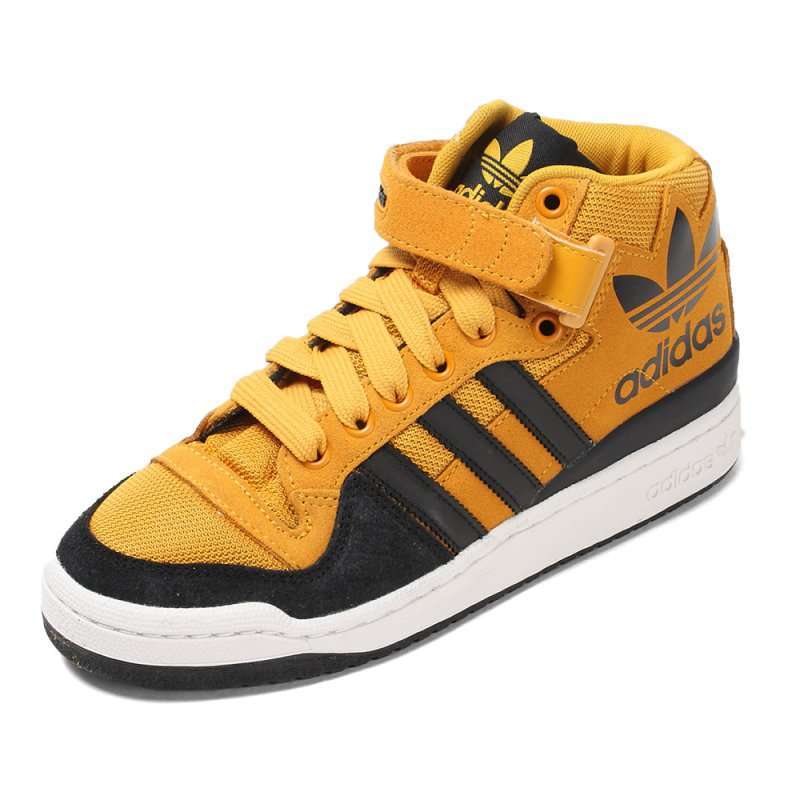 adidas阿迪三叶草2012高帮帅气休闲鞋g60542金色41