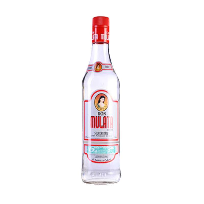 古巴混血姑娘银（白）朗姆酒40度700ml