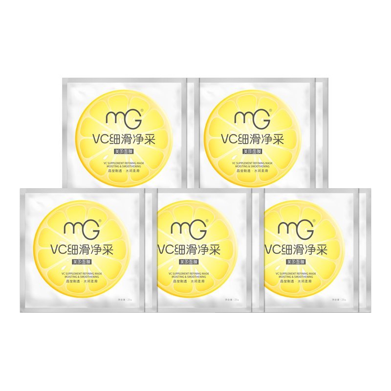 mg美即山水蜜光椴树透润面膜25g*5片