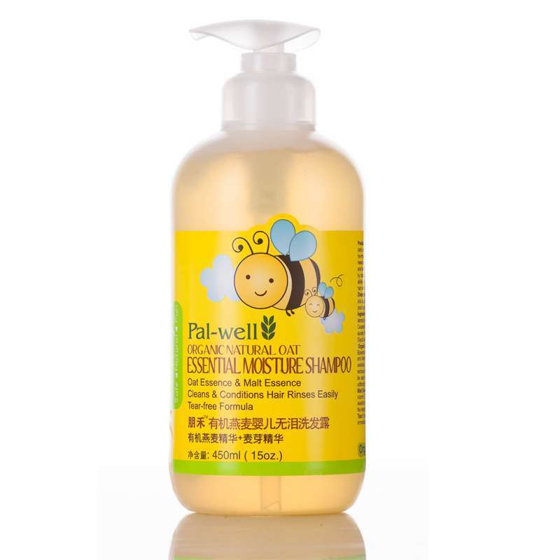 朋禾有机燕麦婴儿无泪洗发露450ml
