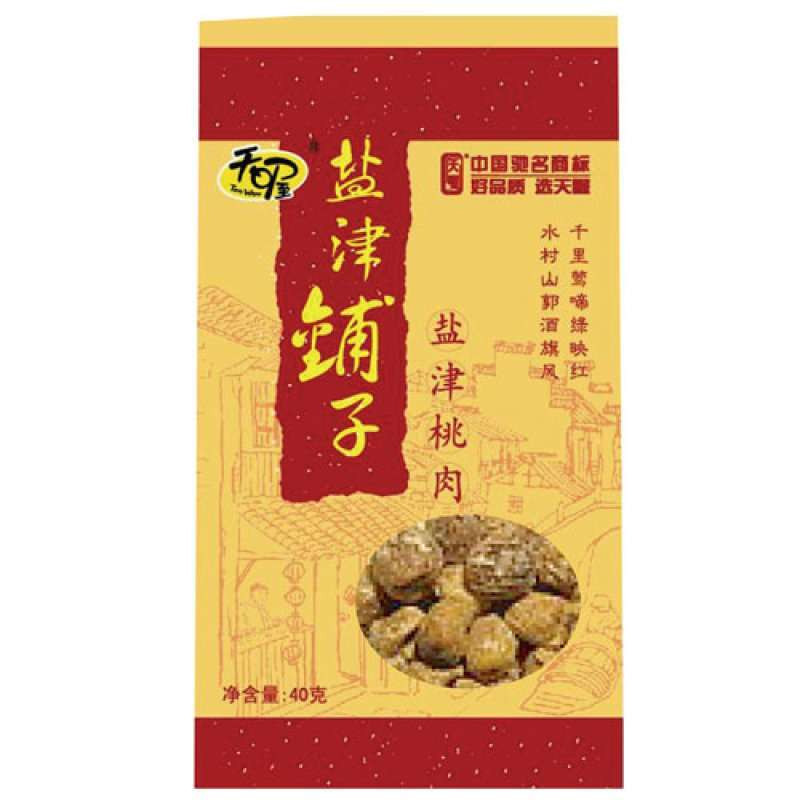 天喔盐津桃肉40g