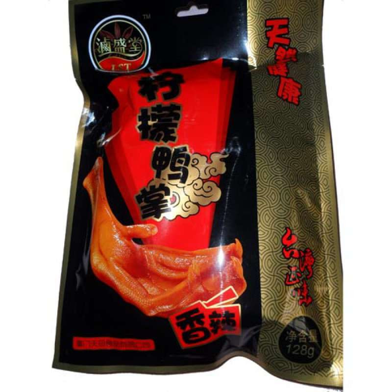 卤盛堂柠檬鸭掌128g