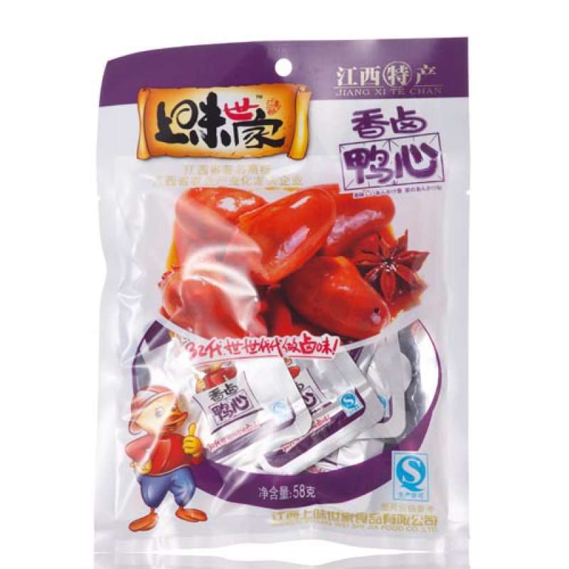 上味世家香卤鸭心58g