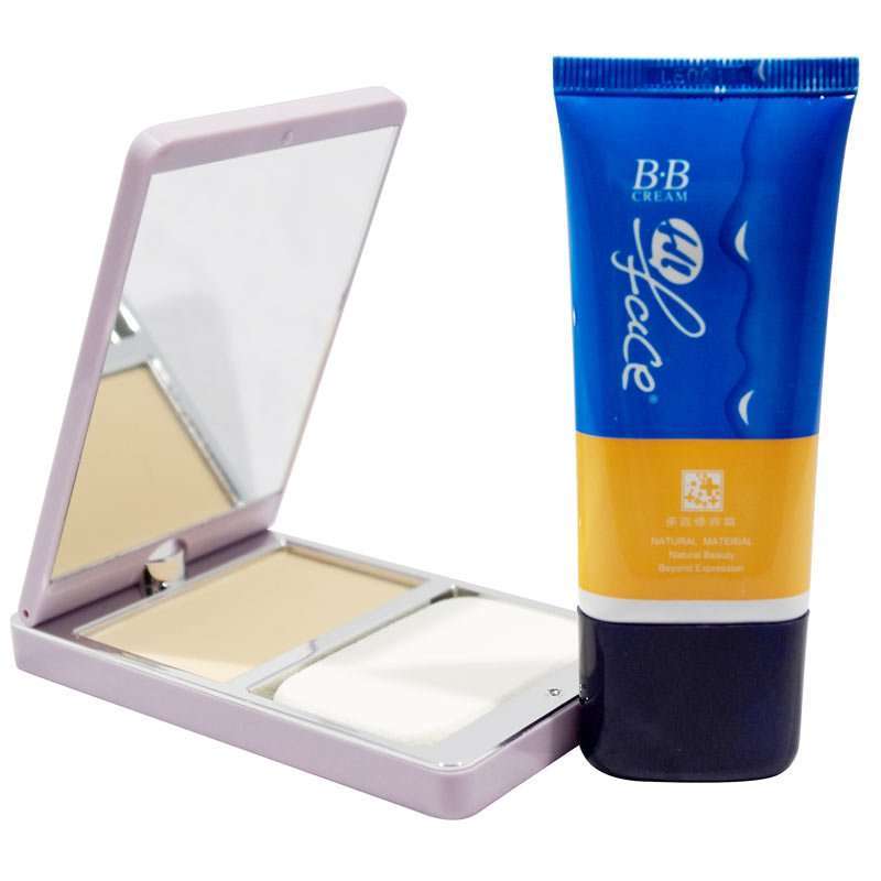 HI-FAC无暇亮采多效保养组合（美颜修护BB粉饼8g+多效修容霜25ML)