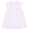 皇家宝贝女童提花翻领连衣裙322920115白色/110