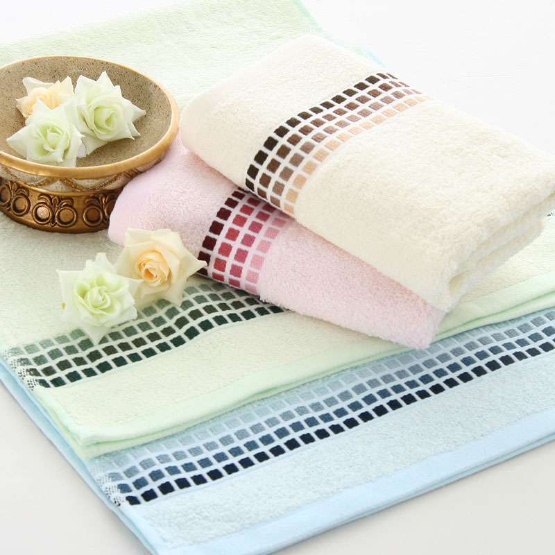 洁玉竹韵毛巾（兰、粉两条装）JY-9030F