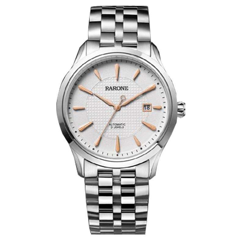 雷诺RARONE 全自动机械表复古男表 日历防水男士商务经典腕表8805791102