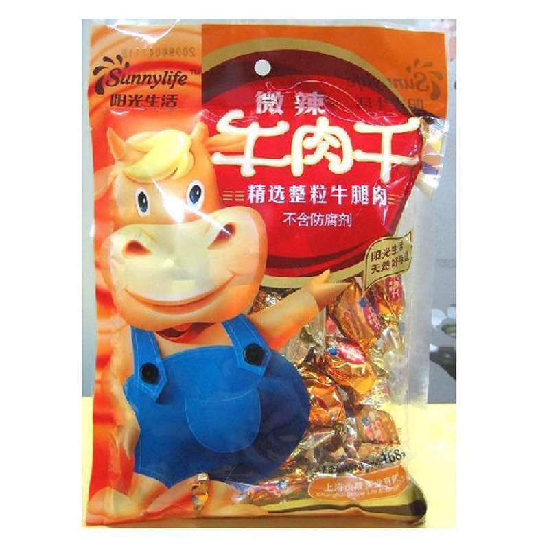 阳光生活牛肉干(微辣)128g