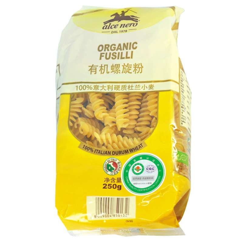有机尼奥(Alce nero) 有机螺旋粉 250g(意大利)