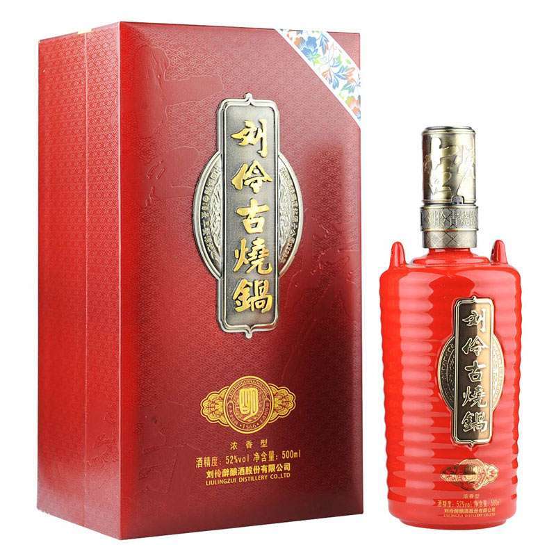 刘伶醉古烧锅明52度1566 500ml
