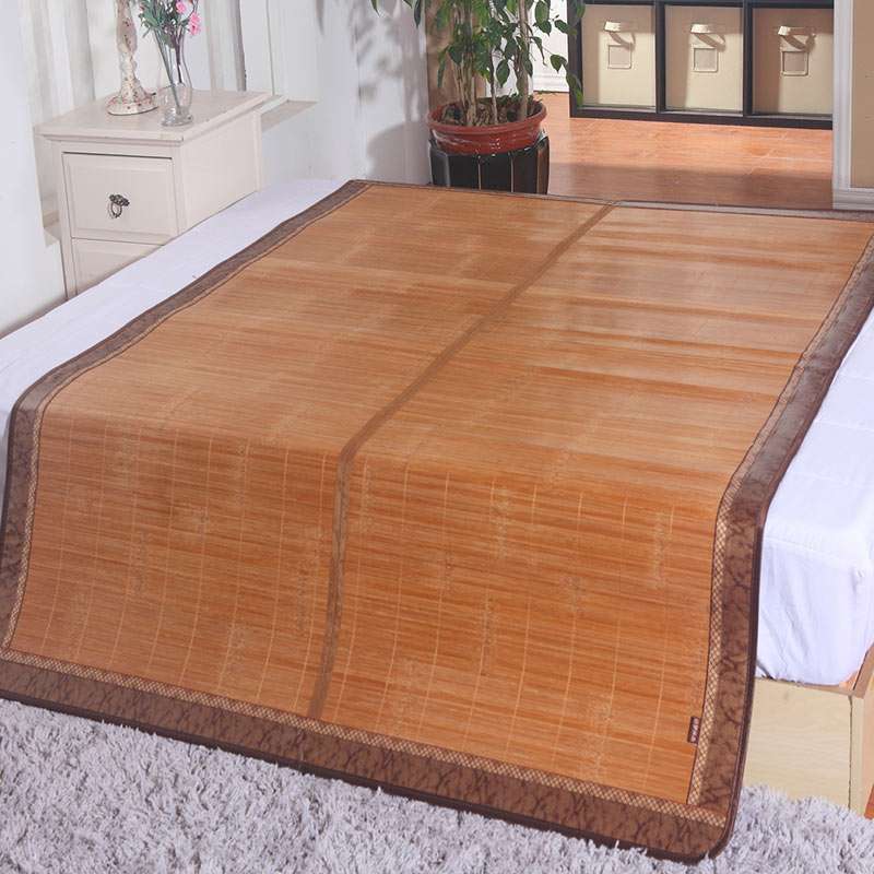 远梦家纺床品夏季凉席子清凉磨光两用双人竹凉席180cm