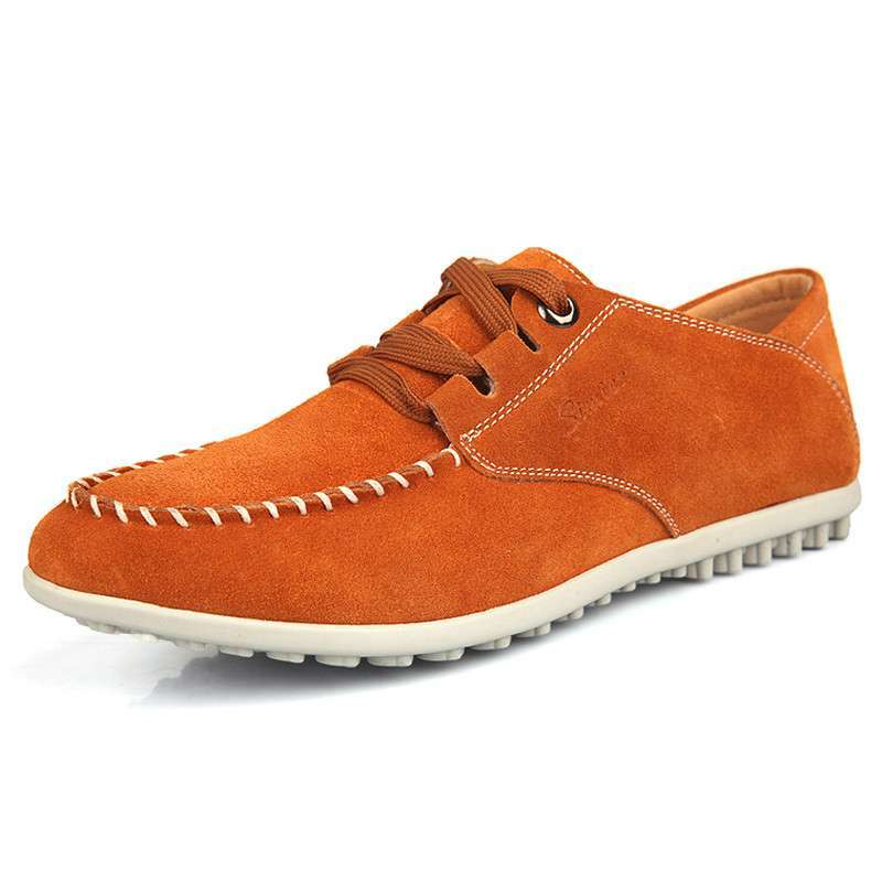 Simier斯米尔英伦百搭系带韩版低帮休闲男鞋1308驼40