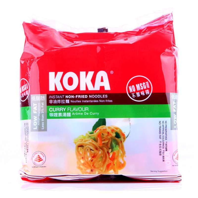KOKA咖喱味快熟拉面85g*4包