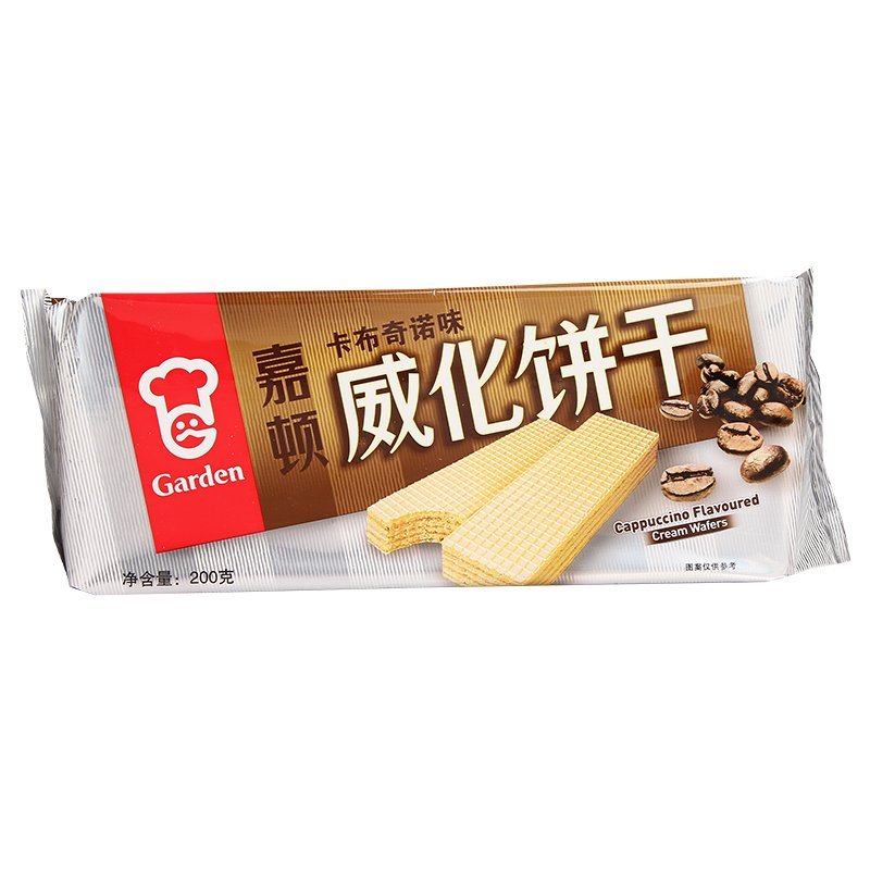 嘉顿卡布基诺味威化200g