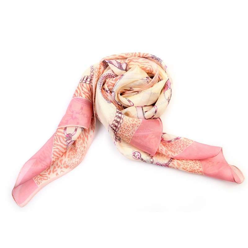 钱塘荷韵情环人字乔围巾1470-3