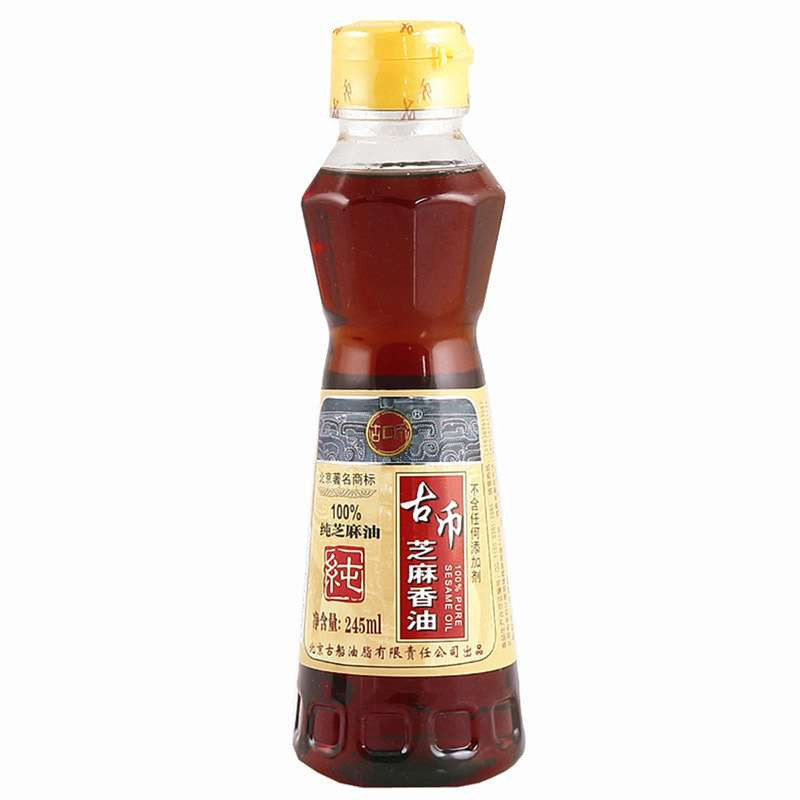 古币纯芝麻香油245ml
