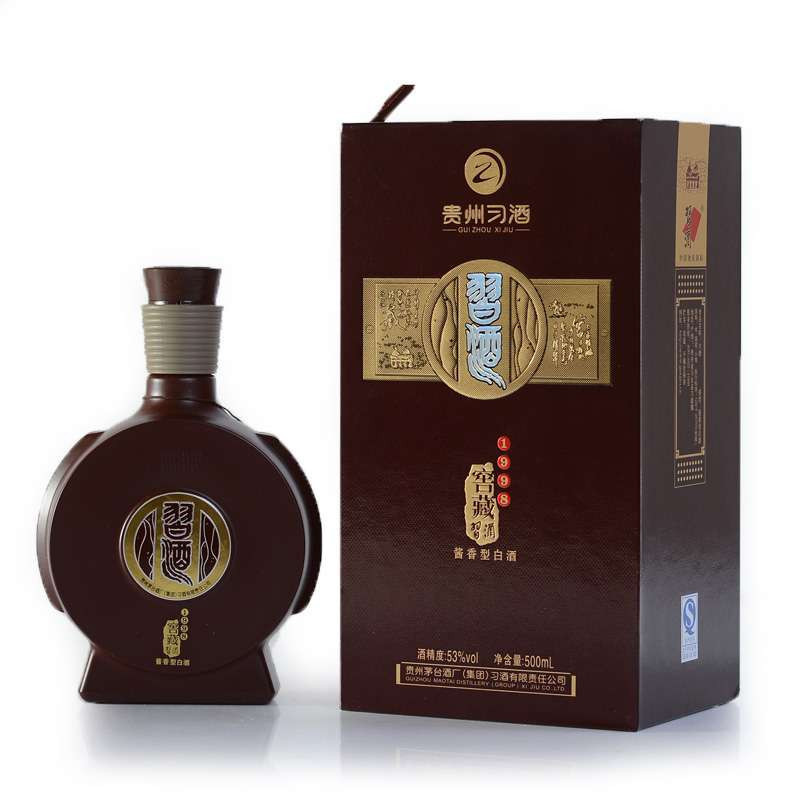 茅台集团 习酒 窖藏1998 53度 单瓶装白酒500ml 口感酱香型