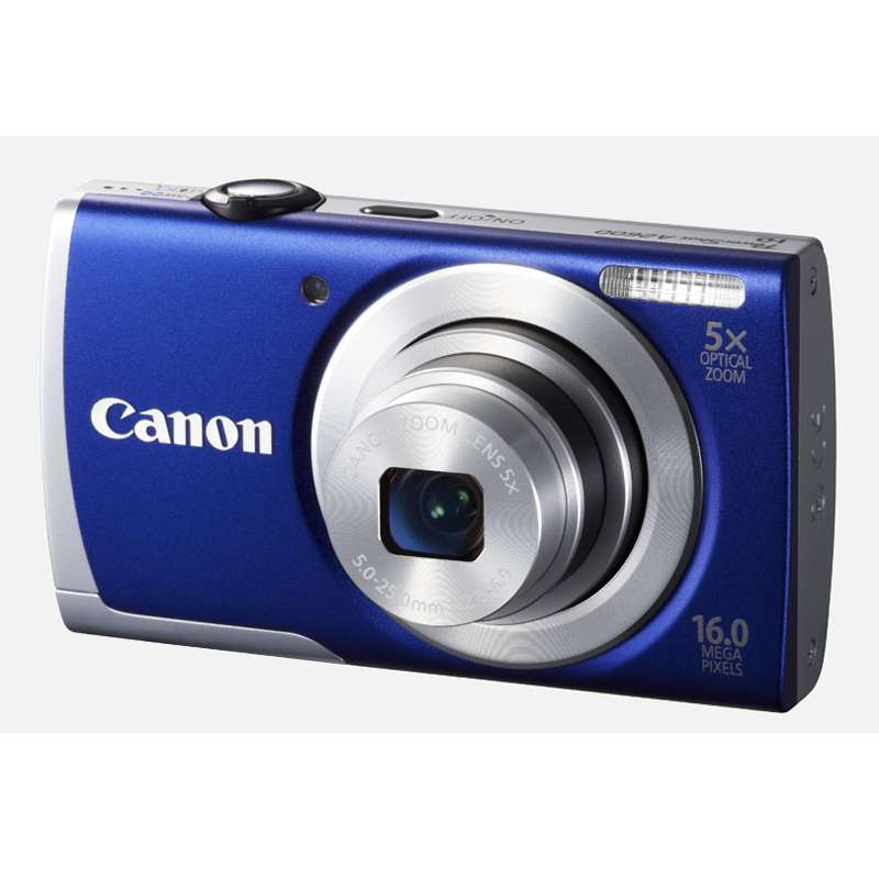 佳能 数码相机 PowerShot A2600 (蓝) +护照夹