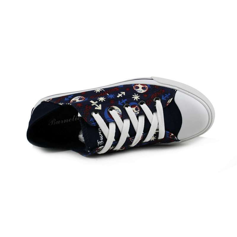 burnetie/伯内谛 女帆布鞋 蓝色 009235400 蓝色 40码高清实拍图