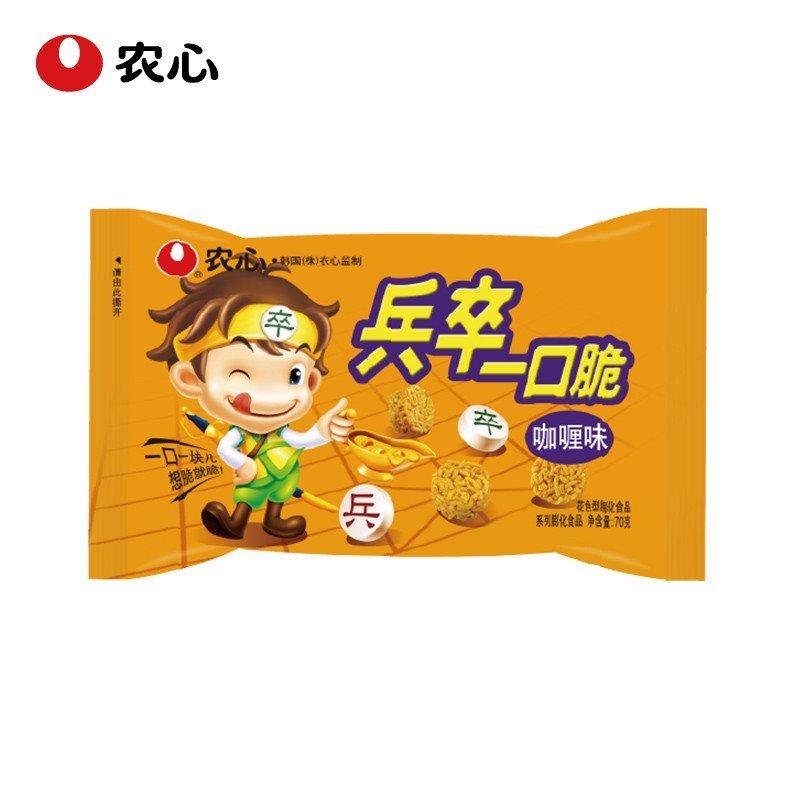 农心兵卒一口脆咖喱味 70g