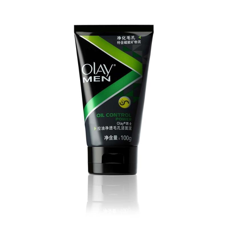 Olay男士控油净透毛孔洁面泥100g