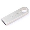 Kingston金士顿16gu盘DTSE9 USB2.0车载金属U盘16GB可个性化定制logo/礼品优盘银色送防丢挂绳