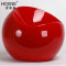 霍客森 进口ABS小球凳 苹果椅 球椅 时尚化妆凳梳妆椅个性坐凳 糖果圆凳 西瓜红色
