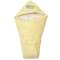 贝贝怡 新生儿用品冬季婴儿暖棉包巾加厚纯棉包被BB950 淡黄 均码