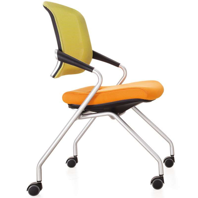 好环境办公家具 移动会议椅 网布多功能培训椅 职工工作椅 折叠培训椅