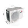 三菱重工 1.5匹 冷暖变频无氟全直流家用挂机空调 SRKAB35HVBG