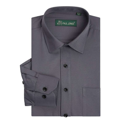 wantdo男装2014春季新款男士商务休闲衬衫 5567色 43码