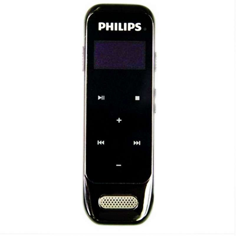 飞利浦(PHILIPS) VTR6600 8GB超薄设计 高清触摸微型数字降噪录音笔 锖色