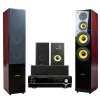 奔腾 (BNTN) AV9000功放+加州2号 套装5.1影院 木箱影院 USB 家用音响