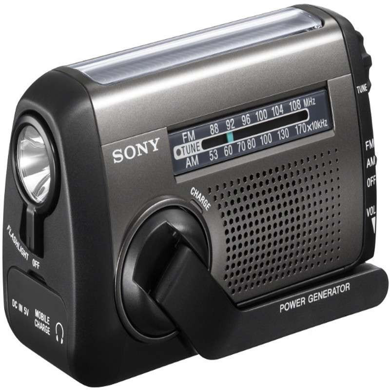 索尼(SONY)自供电应急收音机ICF-B88/SC CN 银色