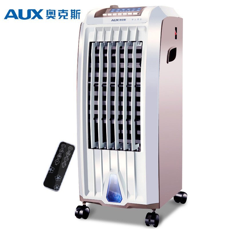 奥克斯（AUX）NFS-20F-1智能遥控电风扇/冷风扇/空调扇冷暖型两用家用制冷水冷净化电扇电暖器
