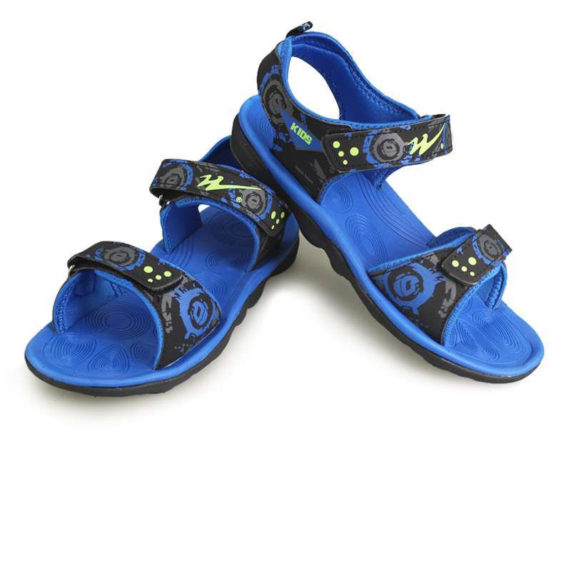 双星沙滩凉鞋-1休闲平底魔术贴7ca105 时装女款凉鞋 黑/宝蓝 36码/230