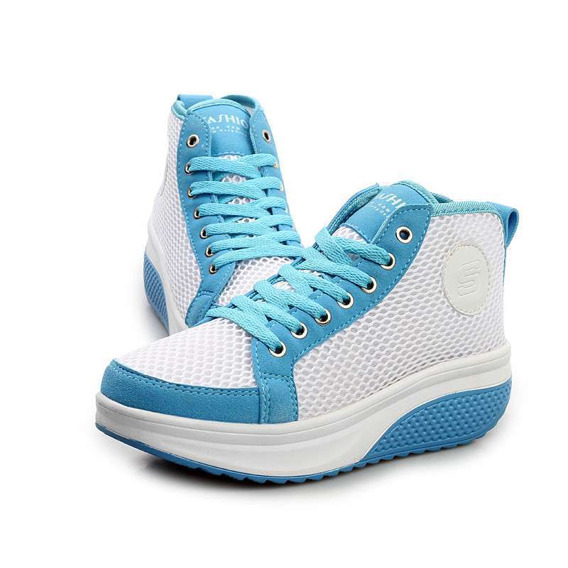 自营驰升 摇摇鞋女2014新款运动休闲摇摇摆鞋厚底单鞋女增高减肥松糕