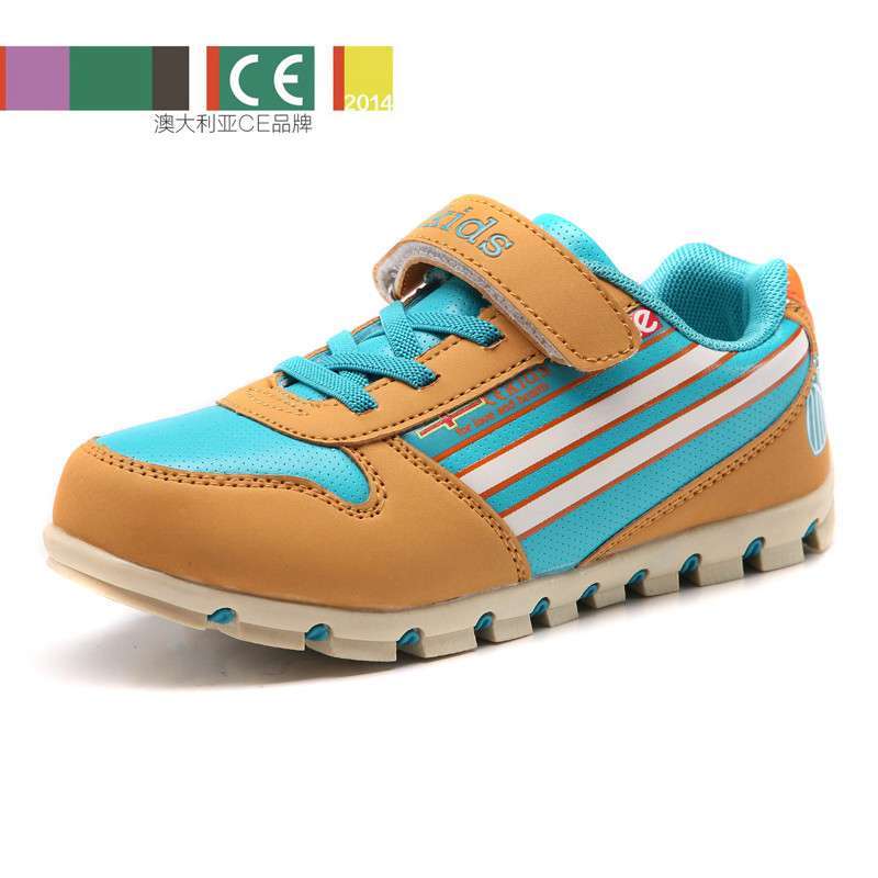 童鞋男童鞋2014春秋季新款 儿童运动鞋跑步鞋青少年运动鞋韩版潮 暗桔CE绿 36码/23cm