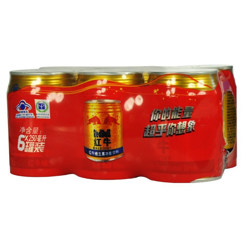 红牛维生素功能饮料250mL*6