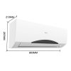 扬子(YAIR) 1.5匹 挂壁式 冷暖 变频 纯铜管 空调挂机 KFRd-35GW/081aBp2-A3