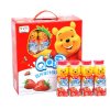 伊利QQ星营养果汁酸奶饮品草莓味200mL*16