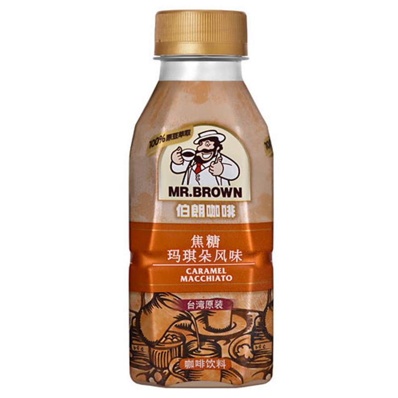 伯朗焦糖玛奇朵风味咖啡饮料330ml