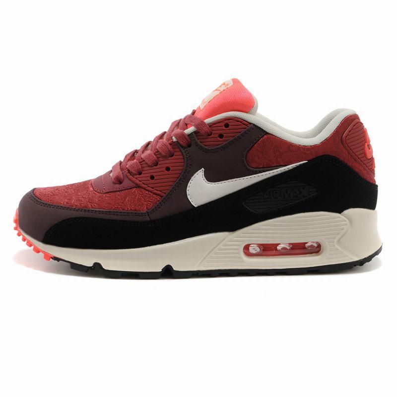 Nike/耐克2014年Air Max 90男子气垫运动跑步鞋 333888-021-303-611 红黑611 40码