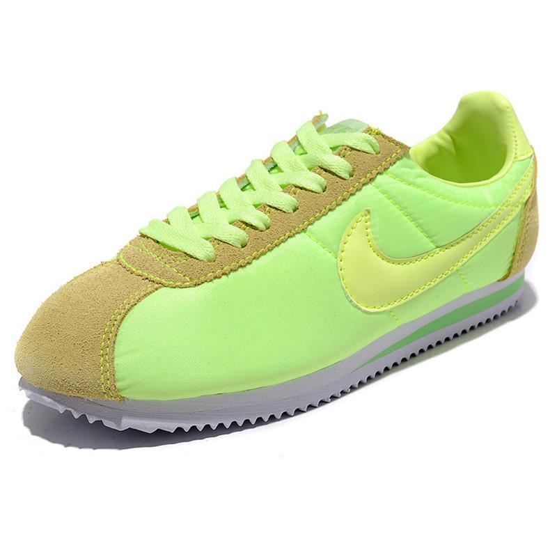 耐克阿甘鞋 Nike女鞋 运动休闲鞋 跑步鞋 NIKE板鞋Cortez555276-601 浅绿 37.5码