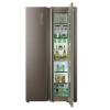 海尔(Haier) BCD-800WBCOU1 800升 对开门冰箱(爵士棕)