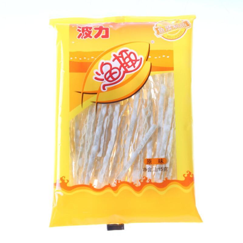 波力渔趣原味15克袋装 鱼糜制品 营养食品 休闲零食