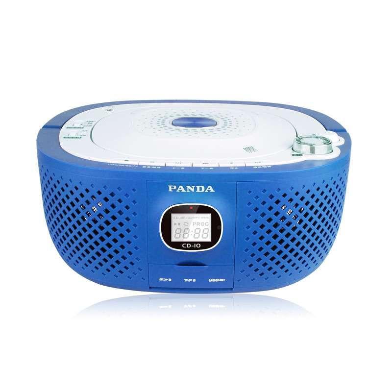 熊猫(PANDA) CD-10 CD机CD胎教机收音机插卡MP3播放机USB播放器音箱儿童音响学习机 （蓝色）