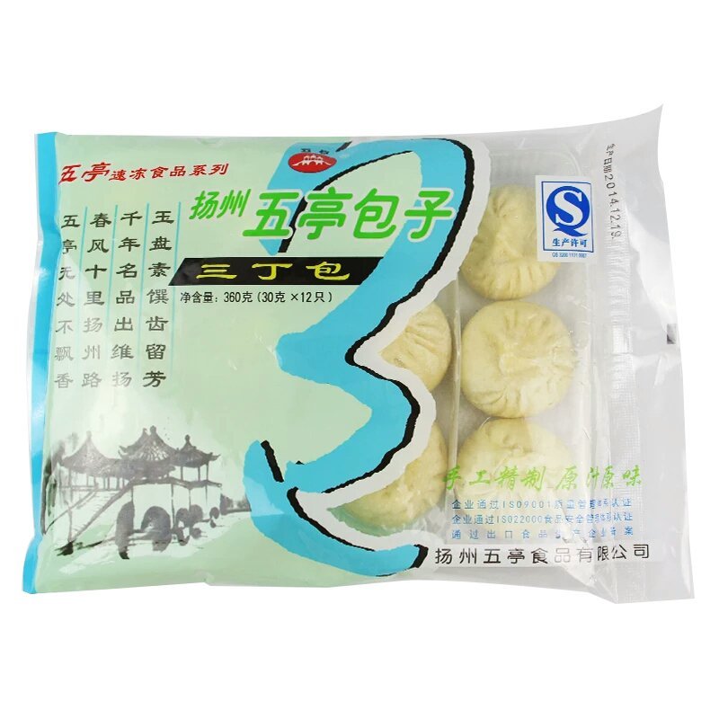 扬州五亭三丁包30g*12只