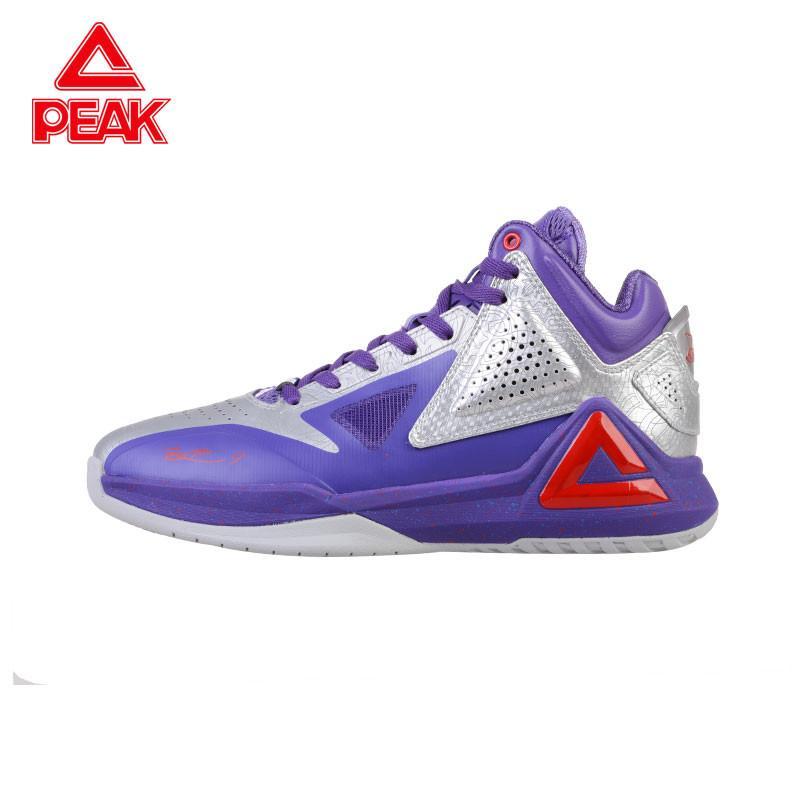 Peak/匹克 NBA系列帕克一代 TP9签名 全明星特别款限量版 E41323A 紫色银色 40码